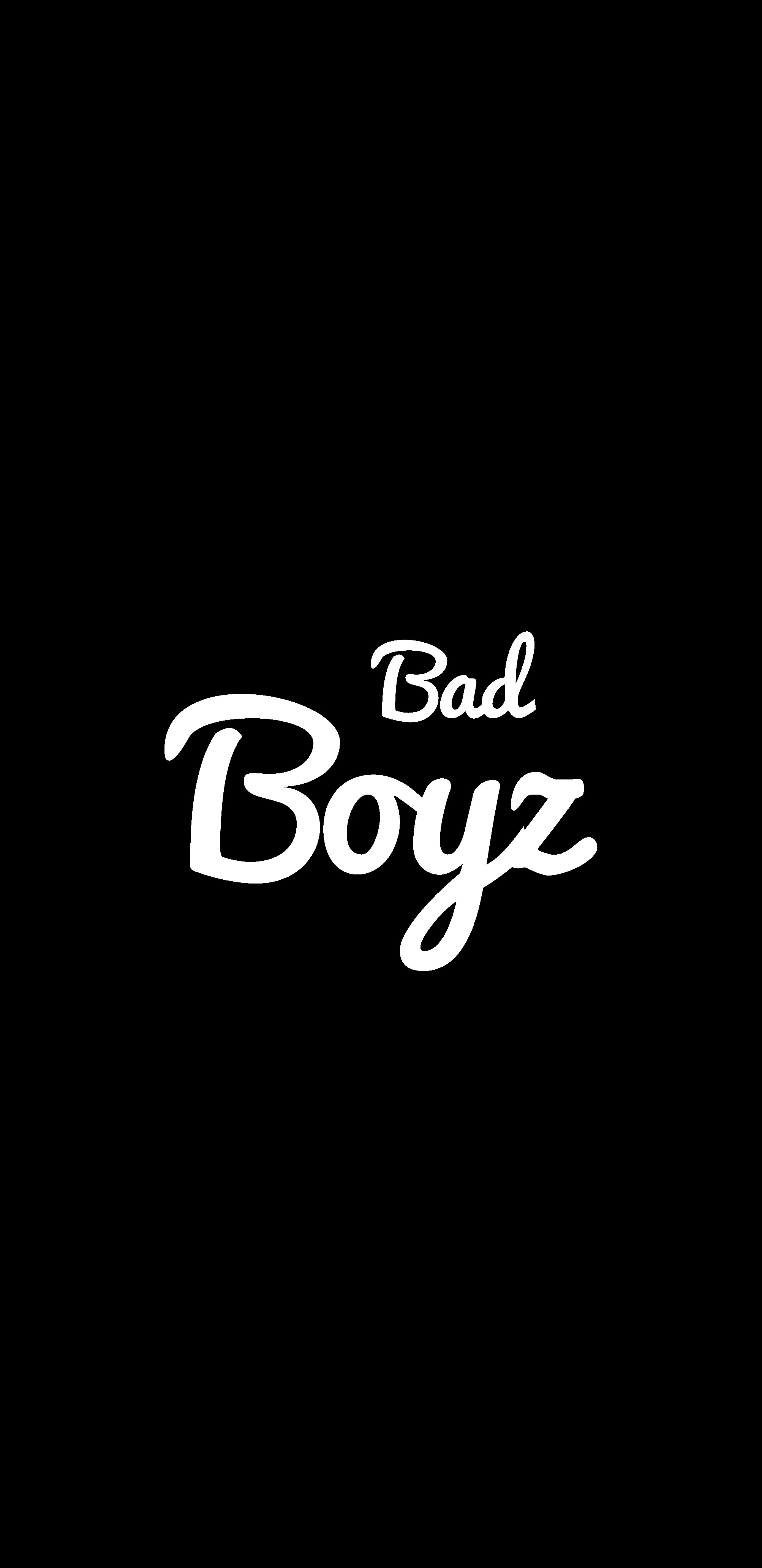I Am Bad Boy - Black Background