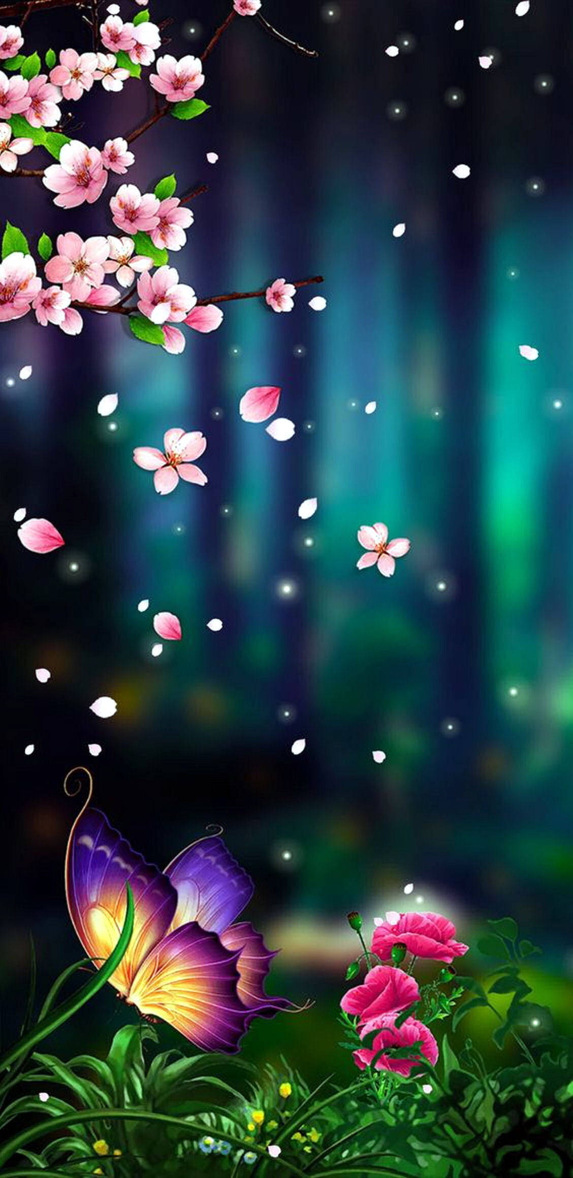 Jio Phone Ma - Purple Butterfly