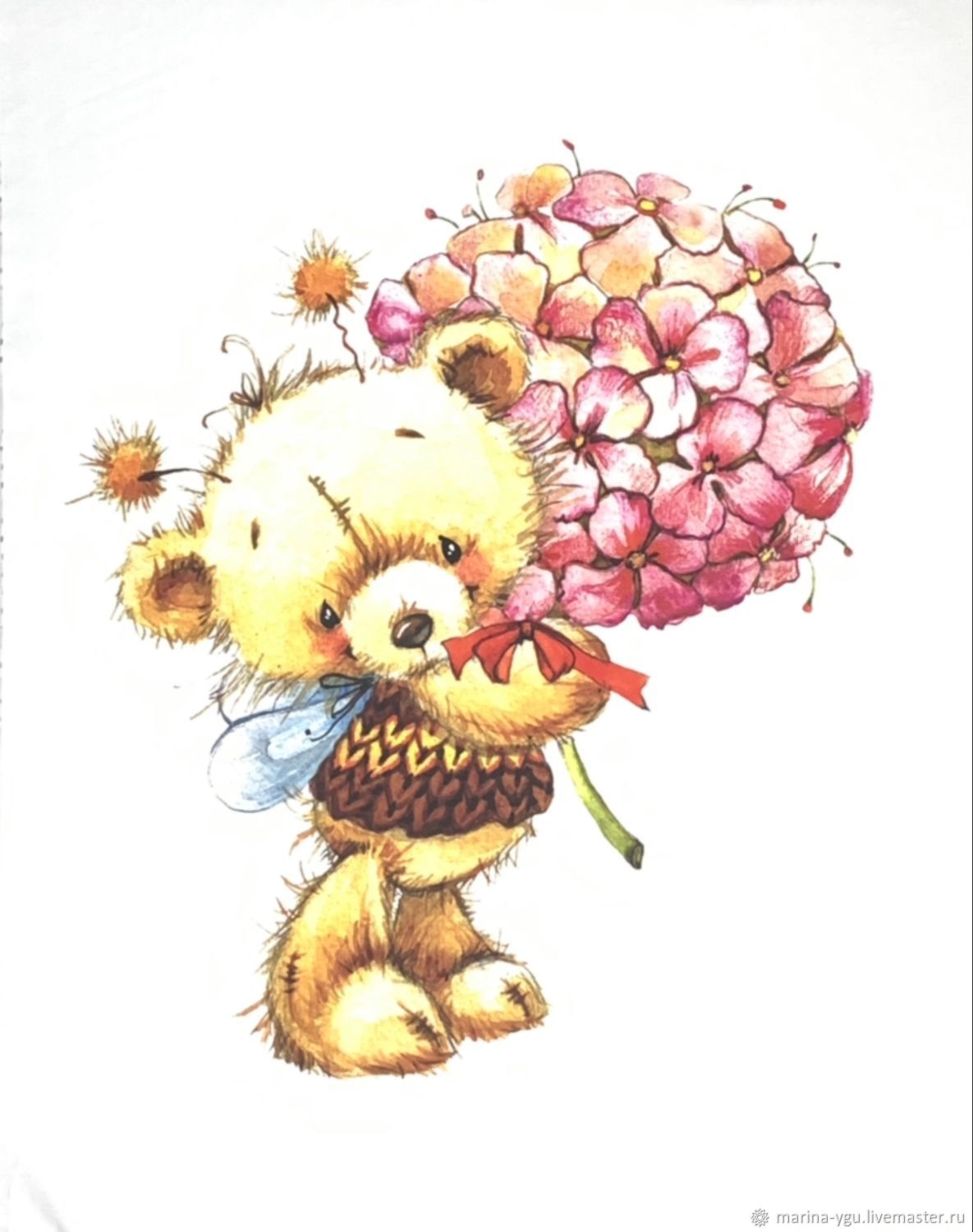 Happy Teddy Bear - cartoon teddy