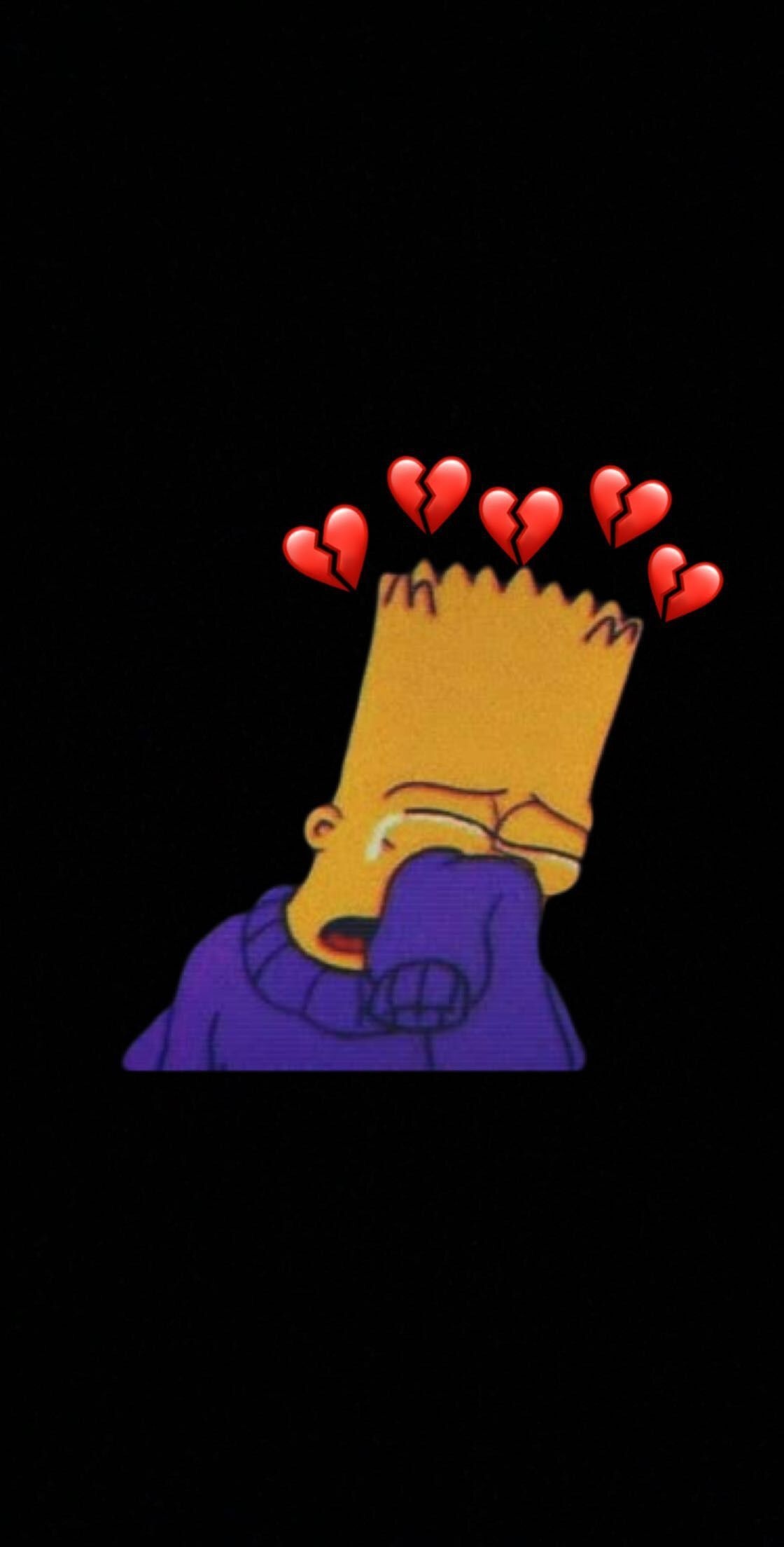 Breakup - Simpson Crying Emoji