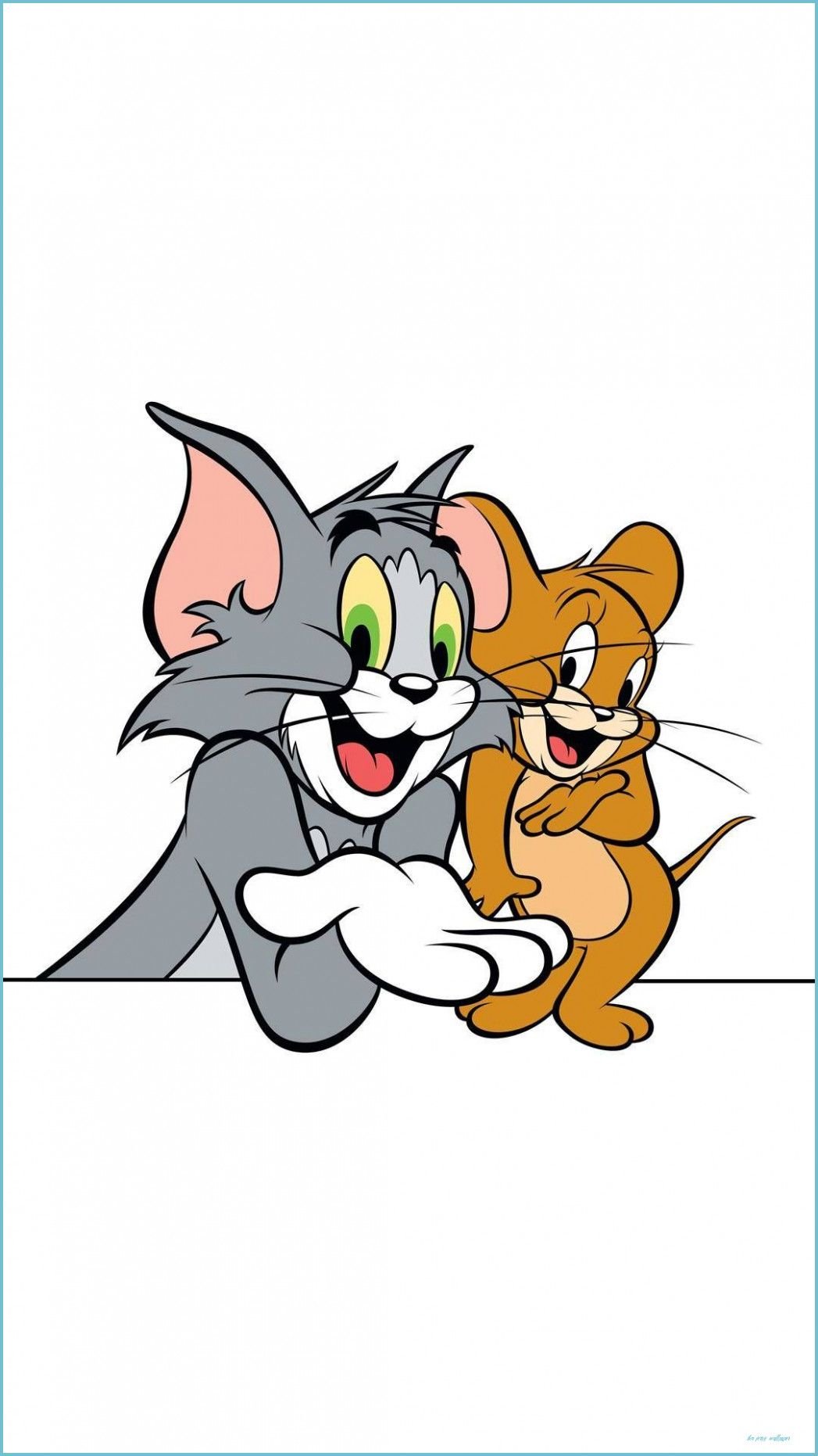 Tom And Jerry - White Background