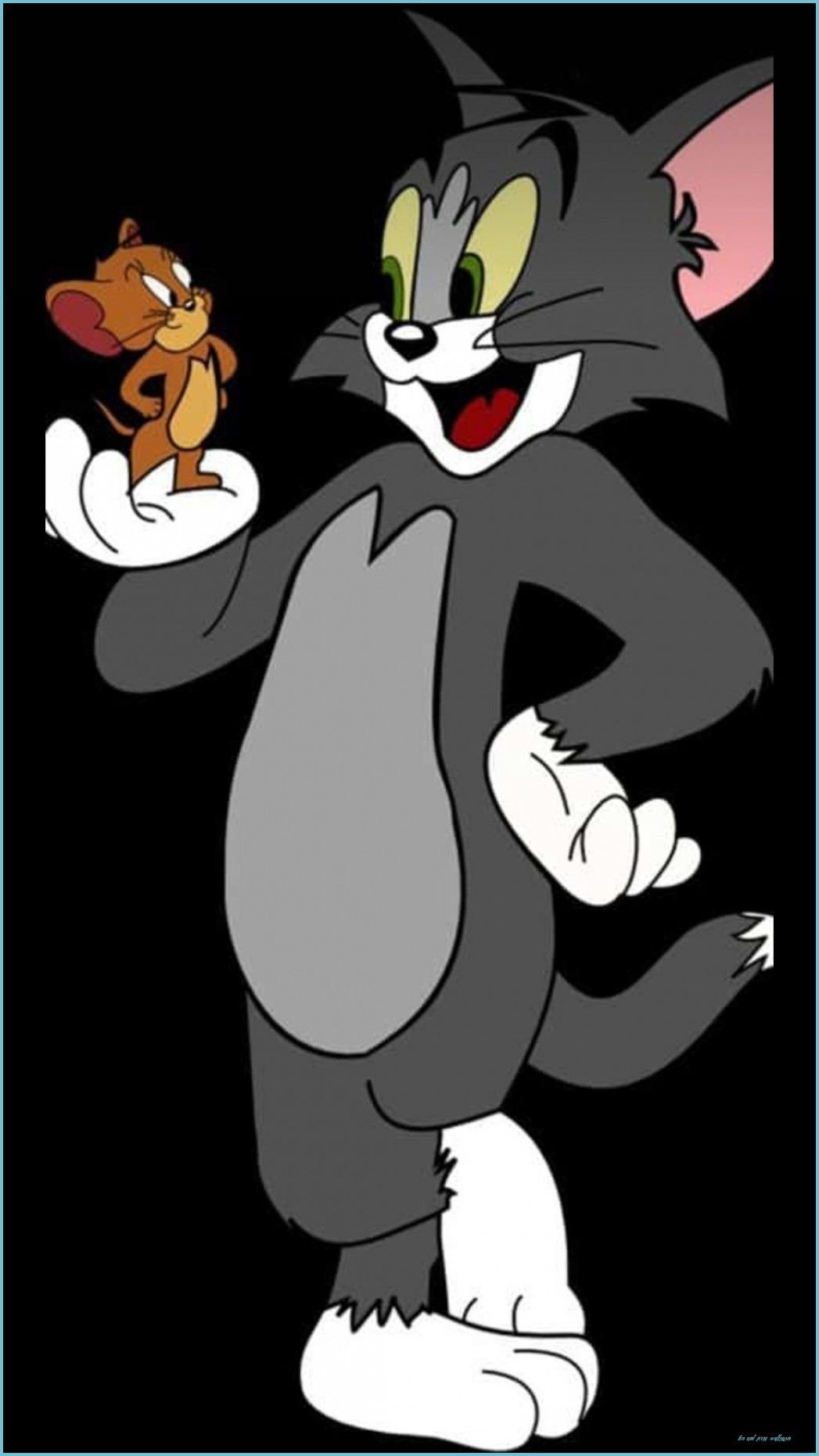 Tom And Jerry - Black Background