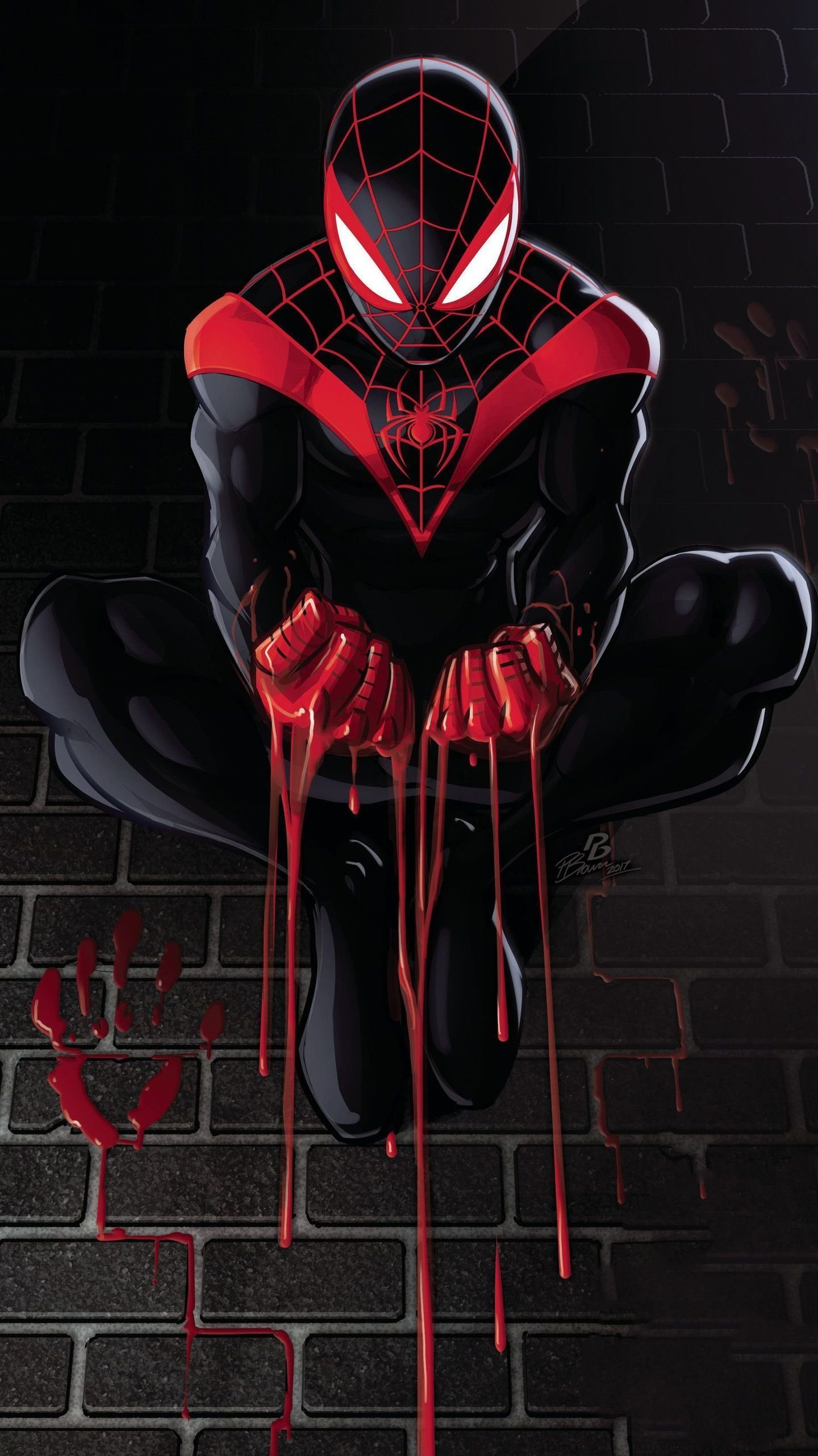 Marvel spider Red and black spider