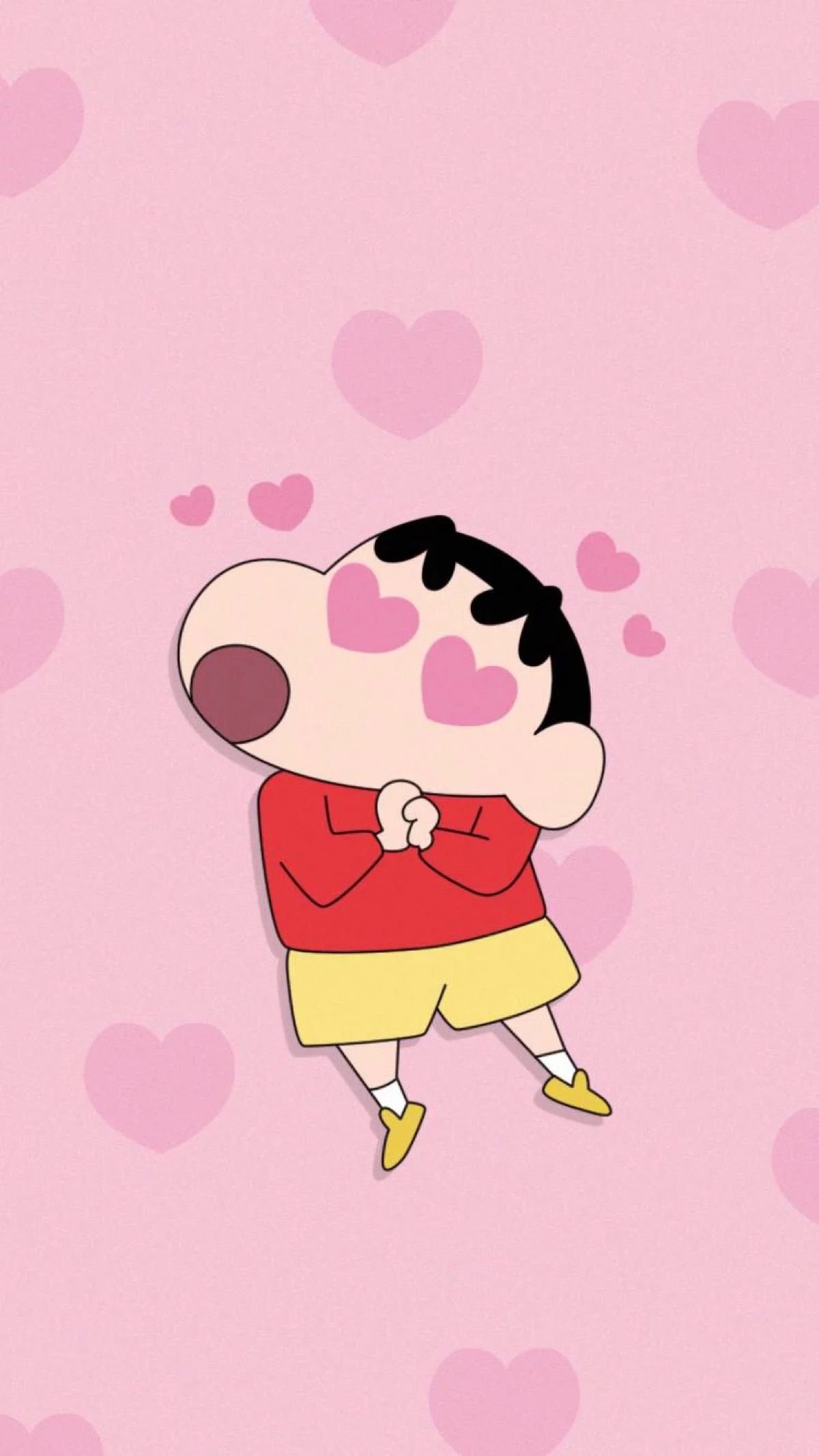 Shinchan In Love - Pink Hearts