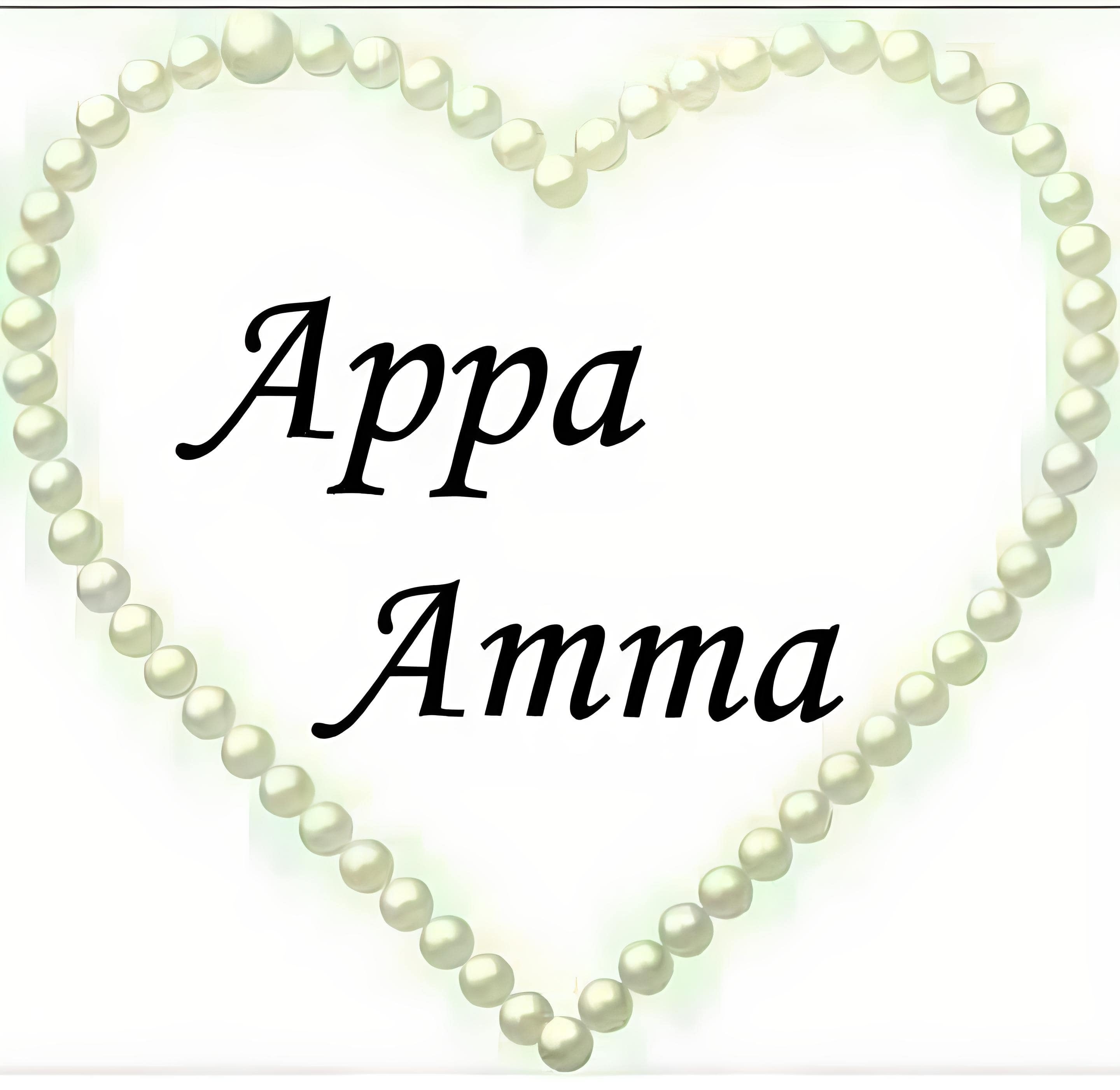 Appa Amma - Heart Shaped