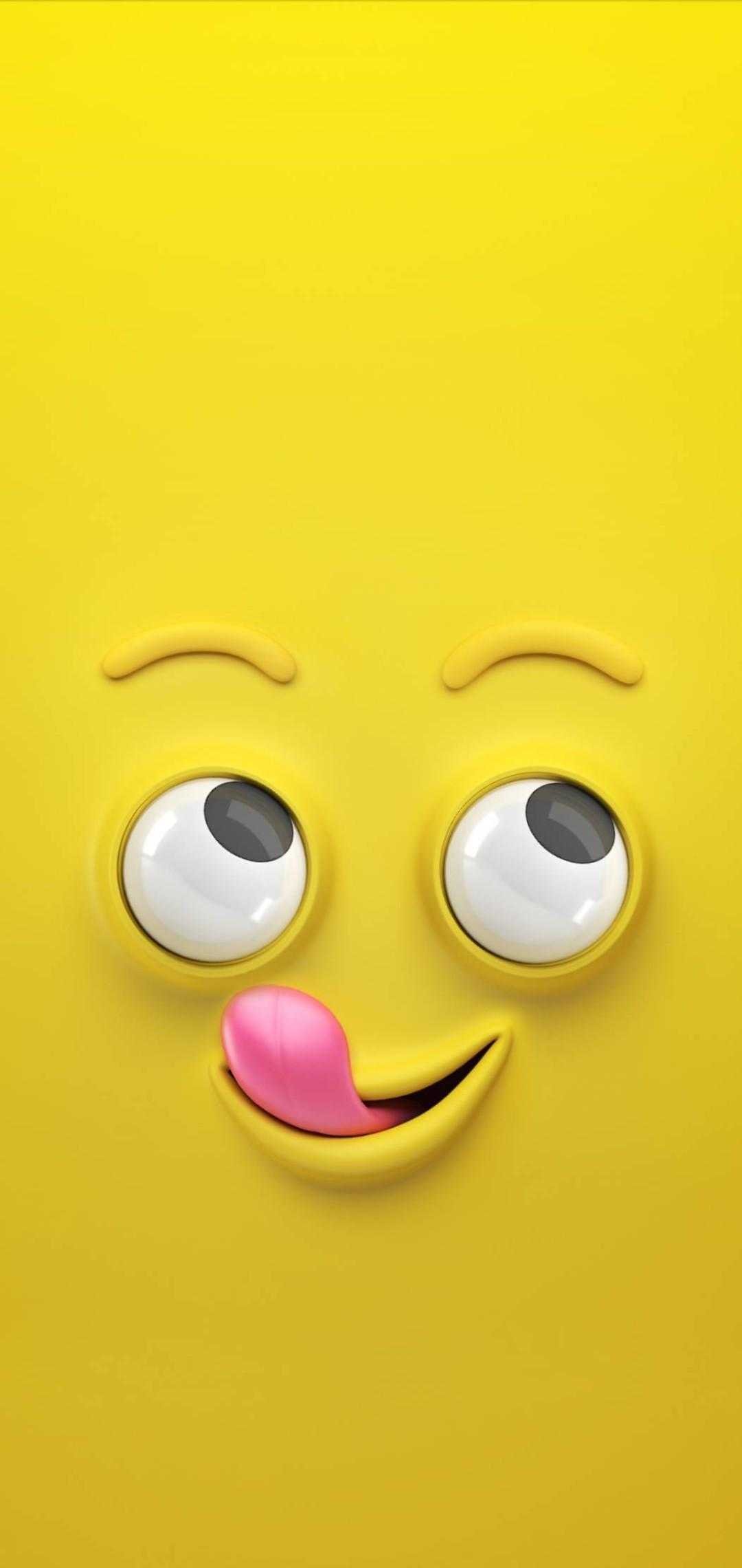 Yellow Emoji 4k Cartoon