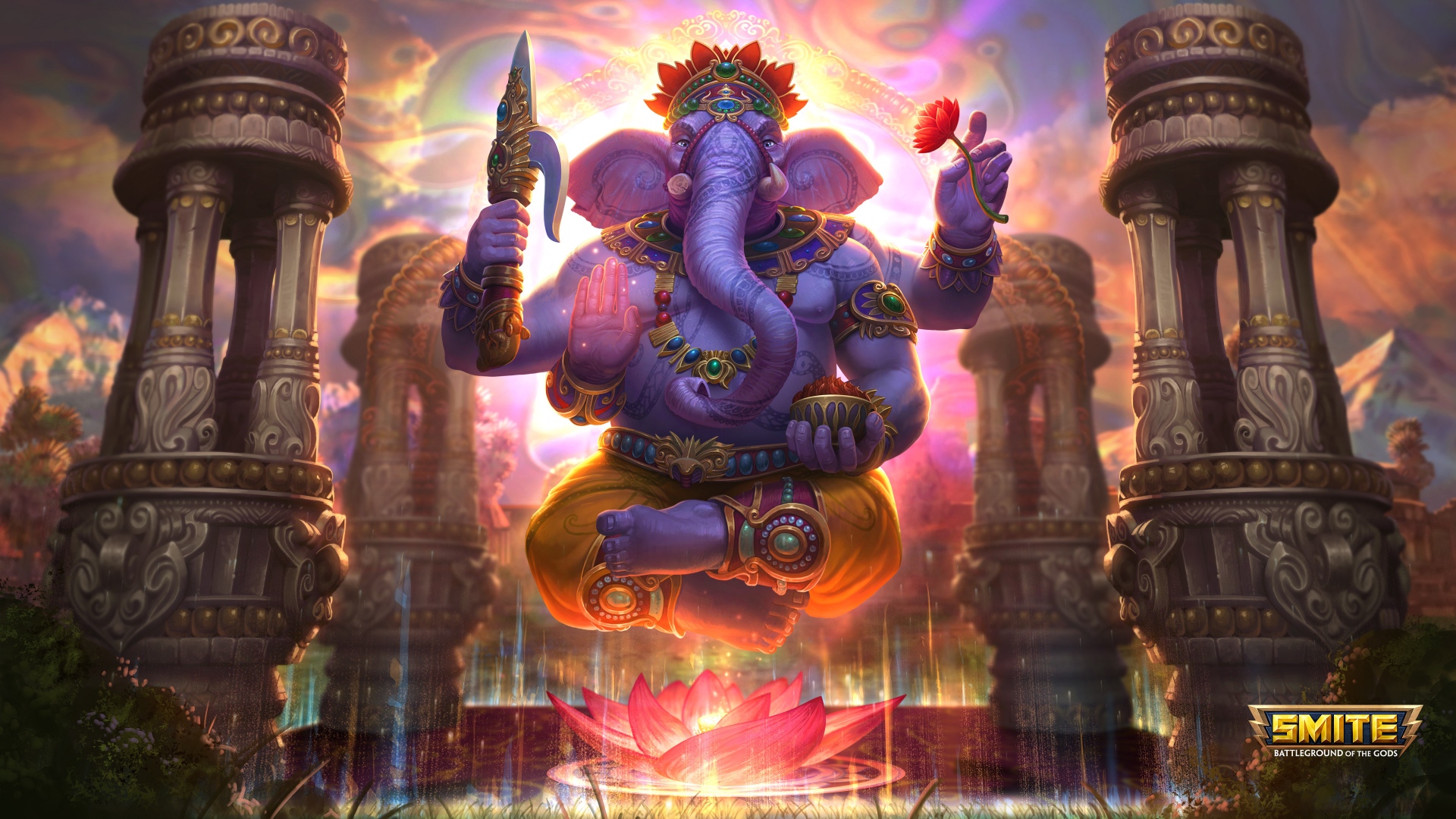 Ganapathi Images Hd - Smite Lord Ganesh