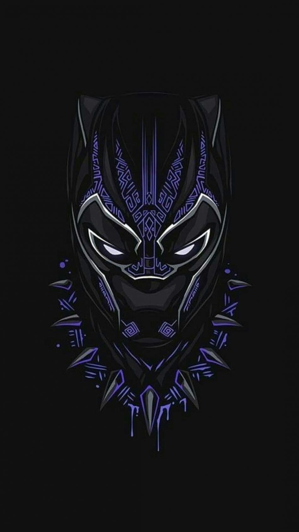 Black panther head gear