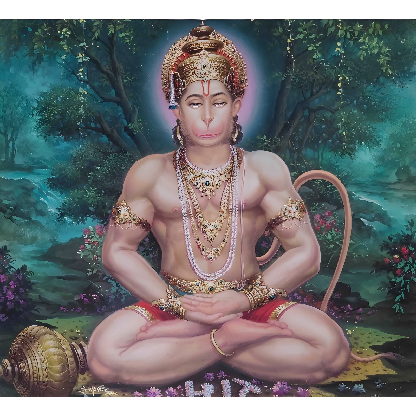 Lord Hanuman Ji - Trees Background - hanuman ji hd