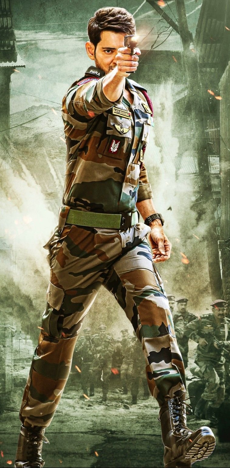 Mahesh Babu In Army Uniform