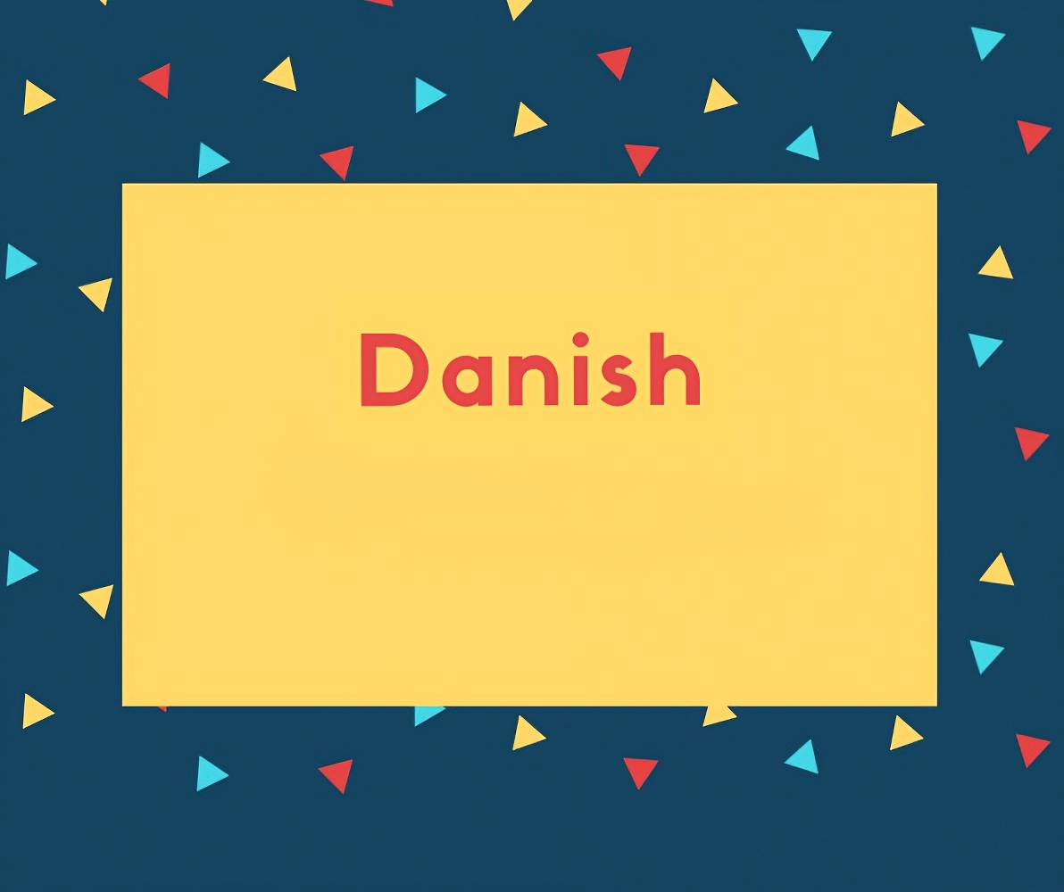 Danish Name - yellow bg