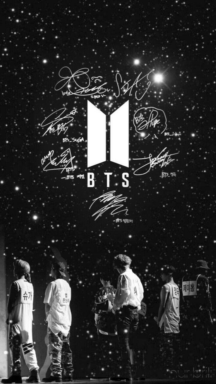 Bts black and white aesthetic