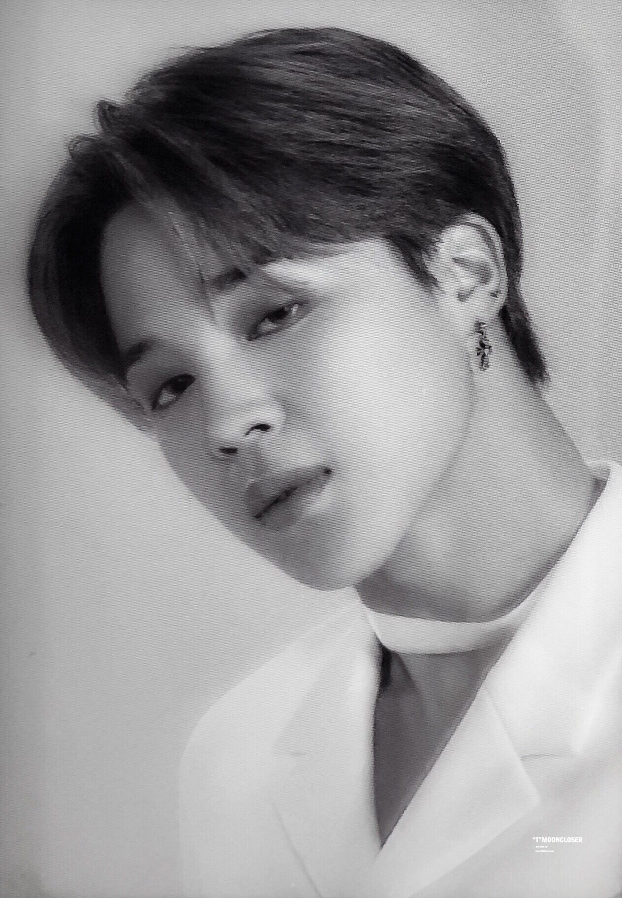 Bts Jimin Photo With Black And White Effect