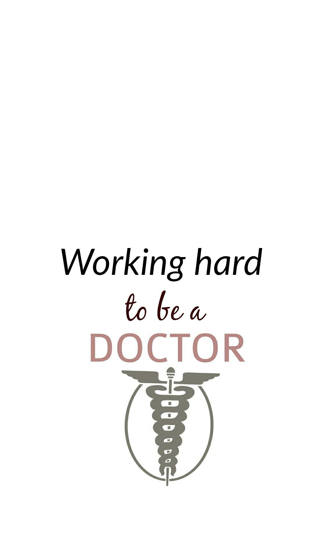 Working Hard To Be Doctor