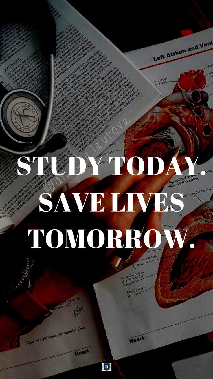 Study Today Save Lives Tomorrow