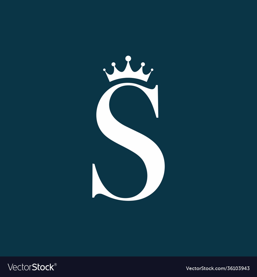 S Letter - Crown