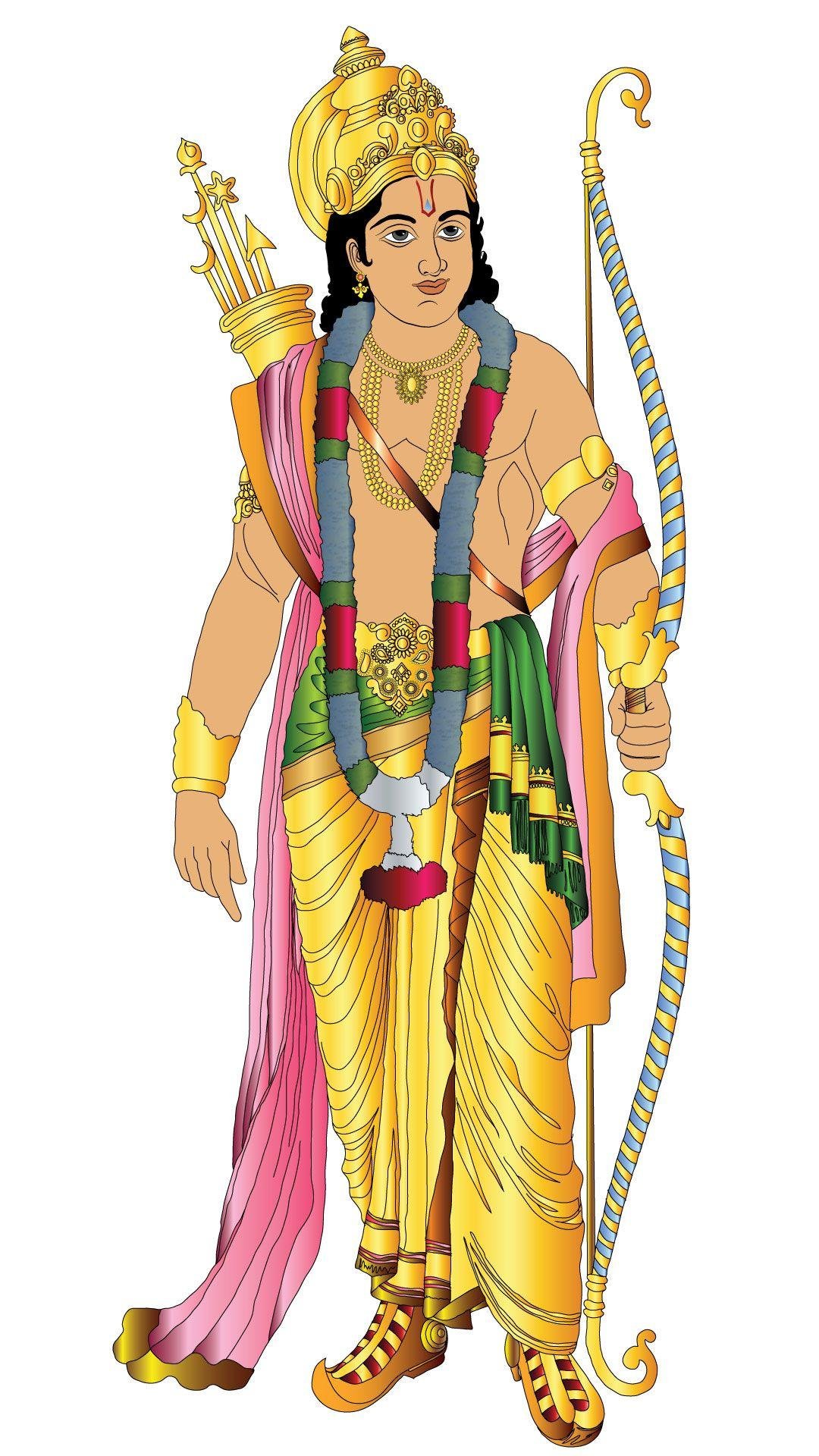 Lord Rama Illustration Art