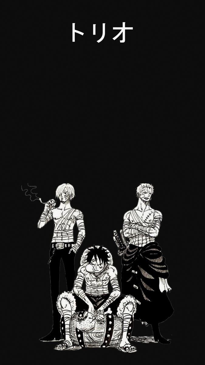 one piece aesthetic Luffy And Zoro Black