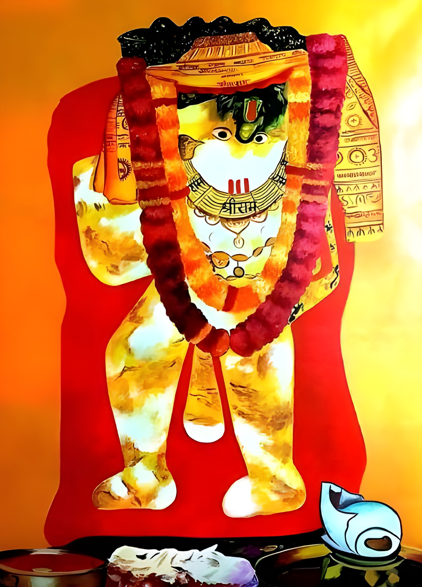Mehandipur Balaji - paint
