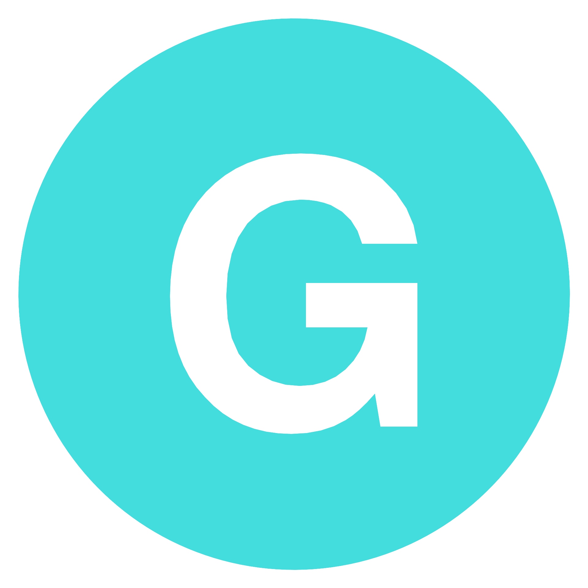 G Letter - green g