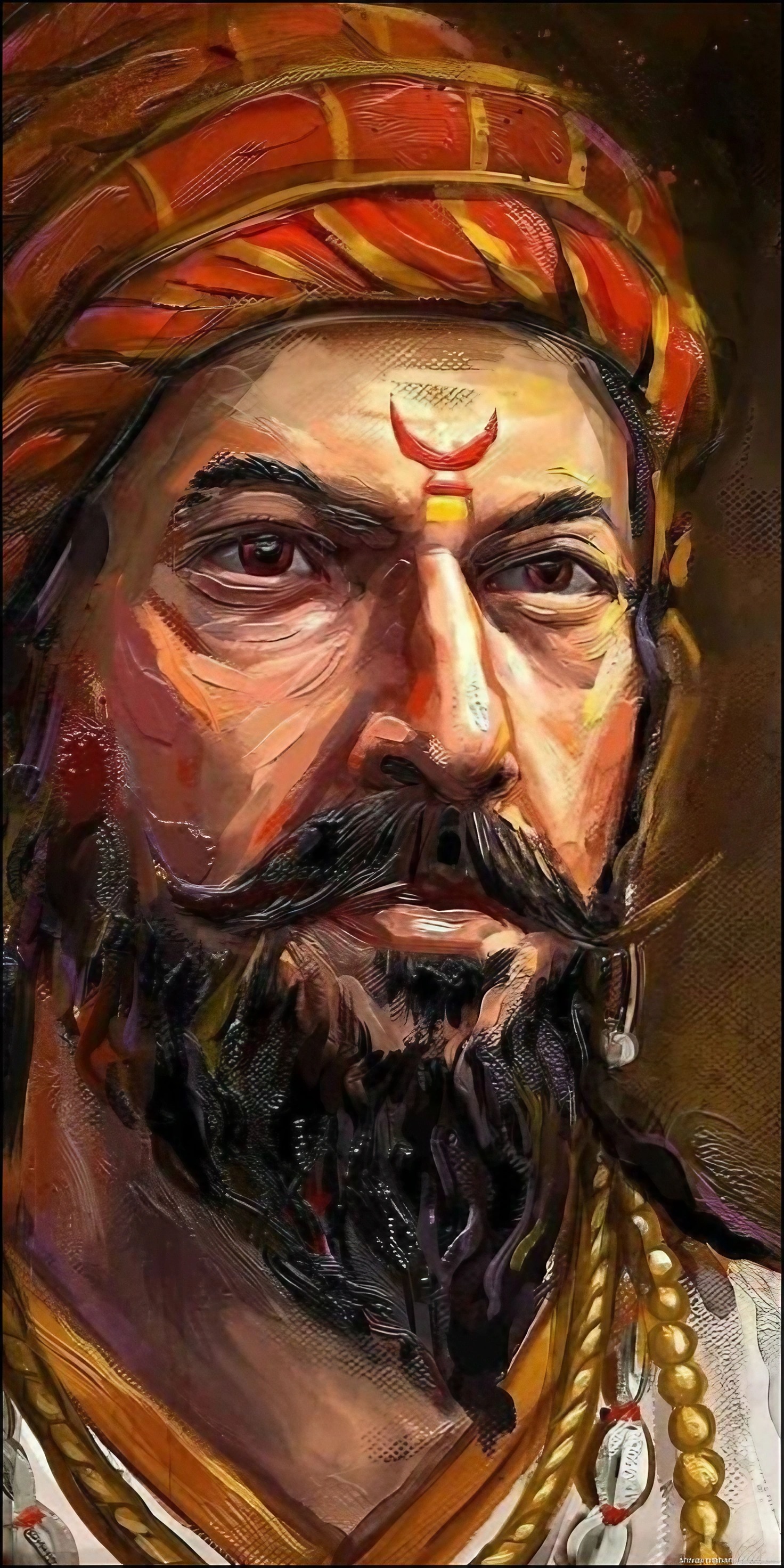 Shivaji Maharaj Yanchi - Painting Art