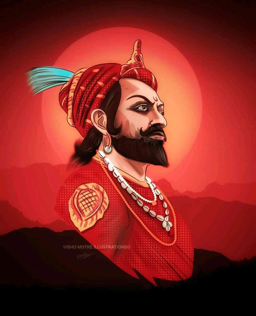 Shivaji Maharaj | Maratha King | Painting