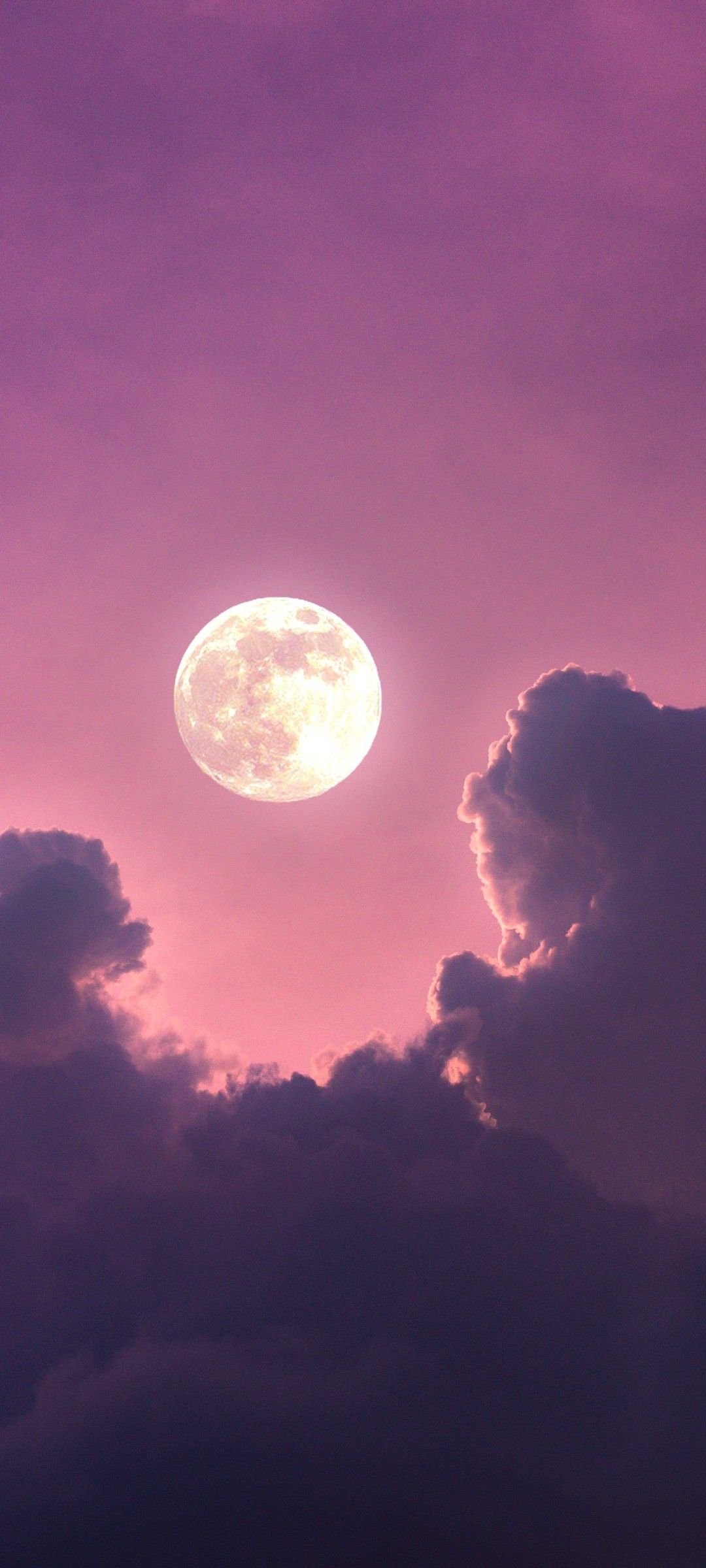 Pink Aesthetic Moon