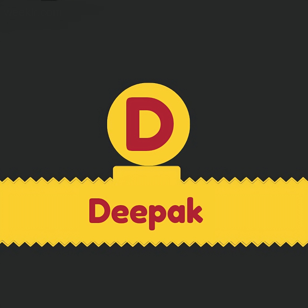 Deepak Name - yellow deepak