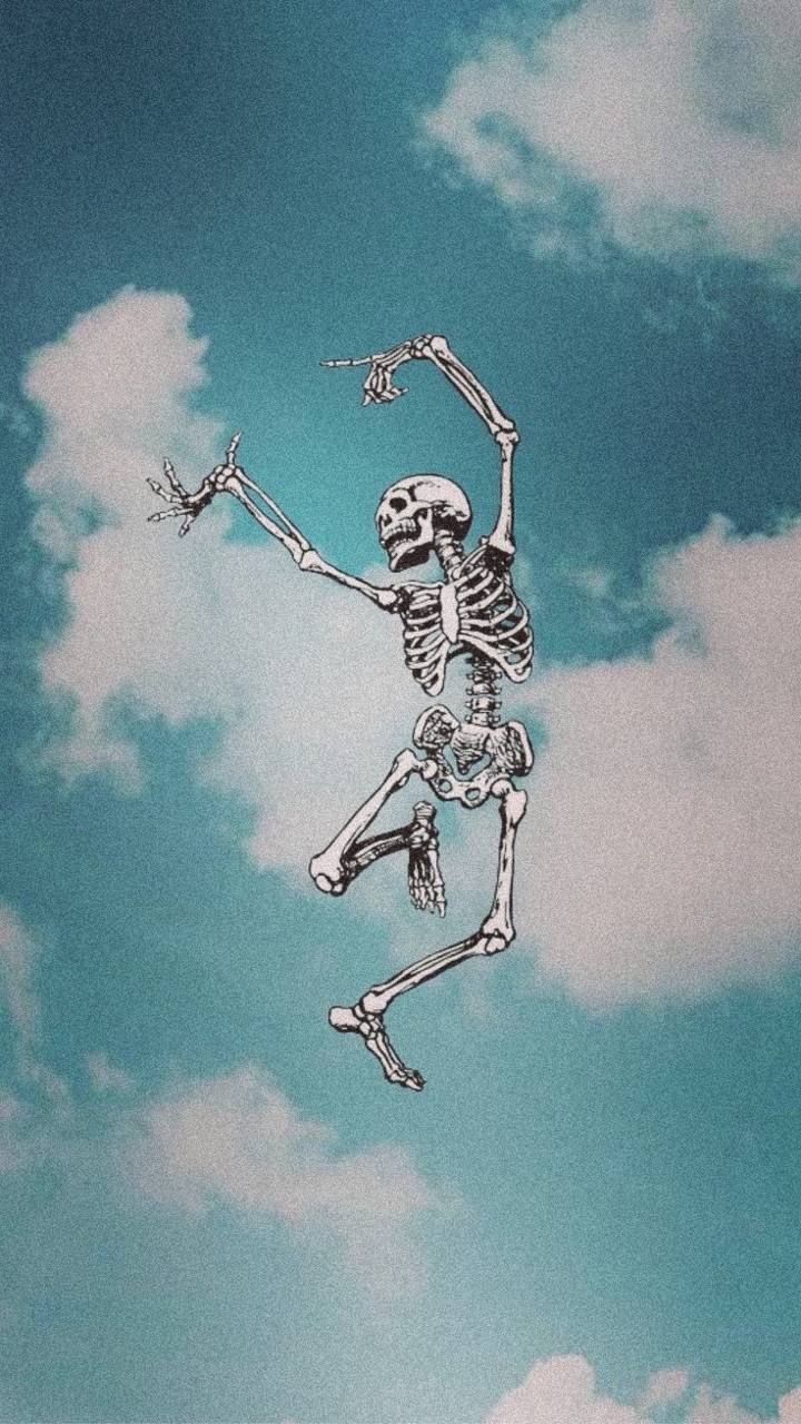 Aesthetic Skeleton Dancing