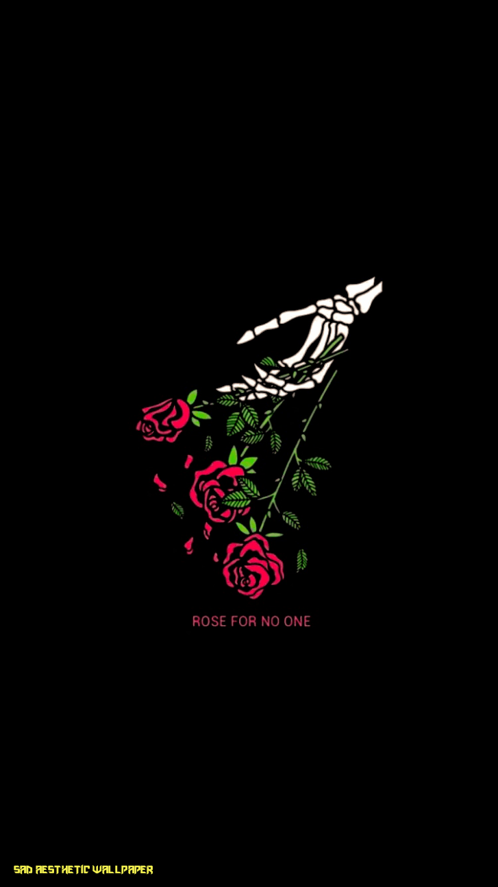 Aesthetic Skeleton Hand With Rose