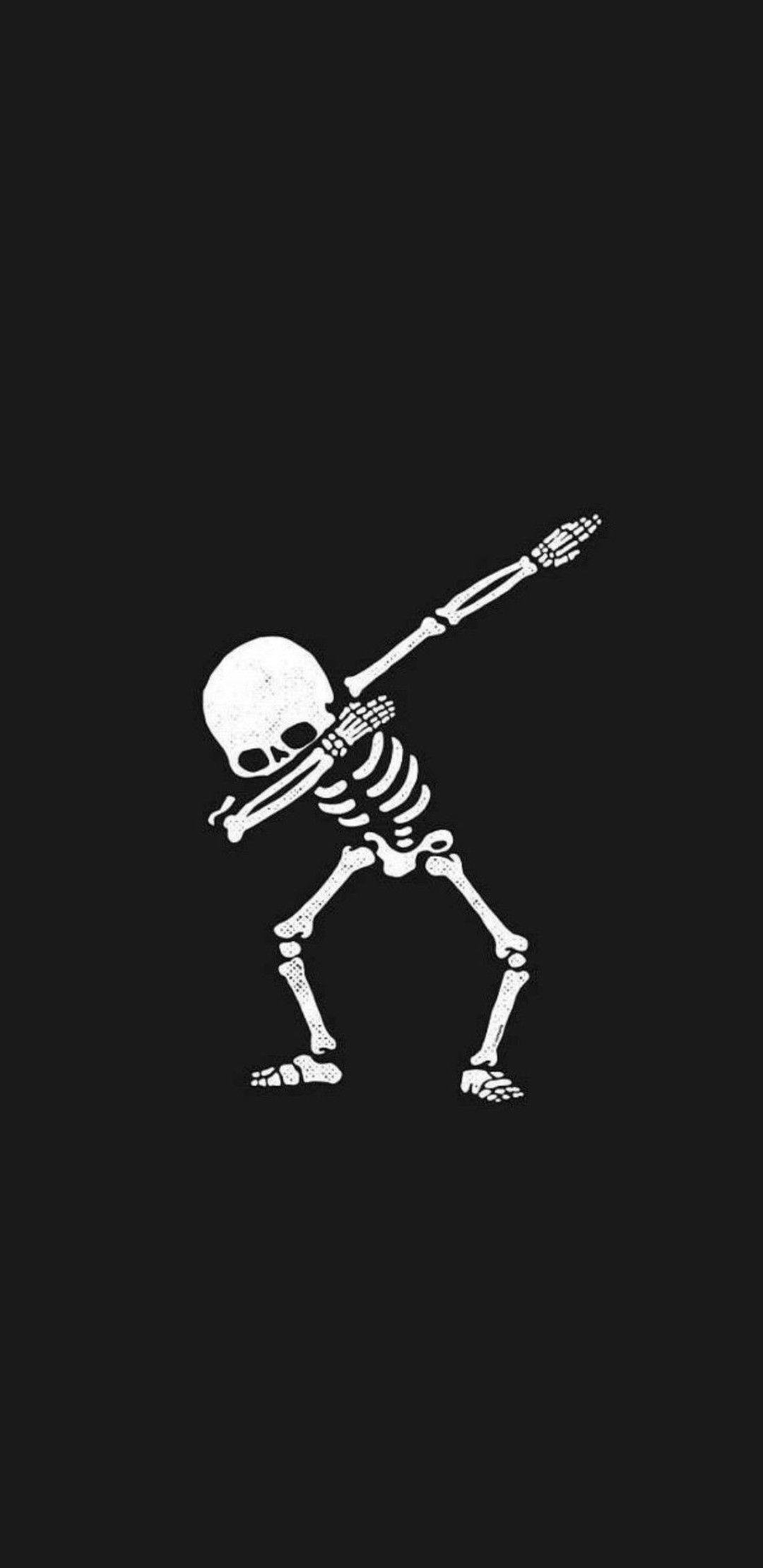 Spooky scary skeleton