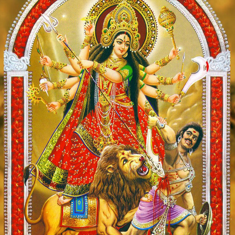 Durga Thakur - Red Saree