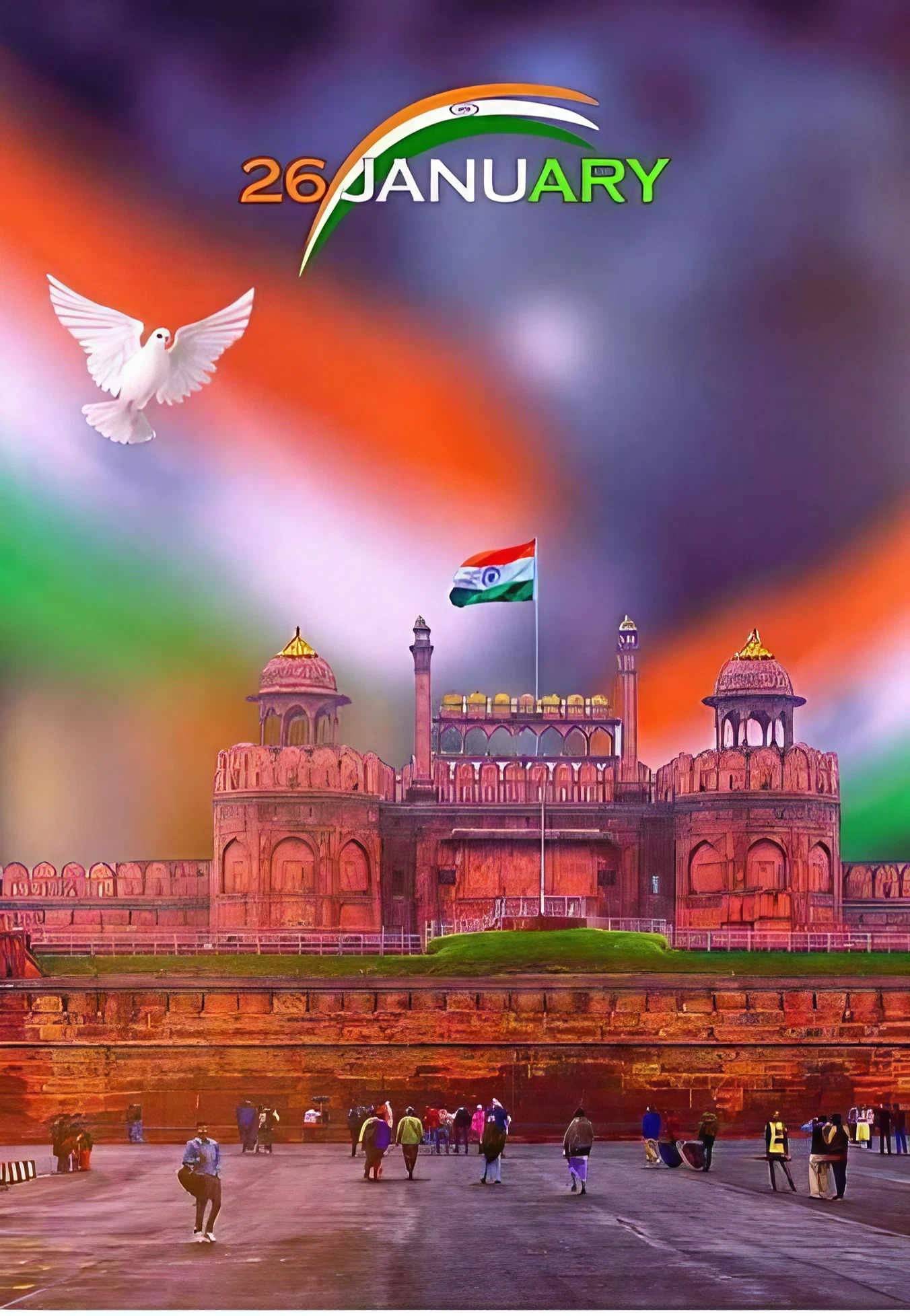 26 January Ke - Red Fort Of Delhi