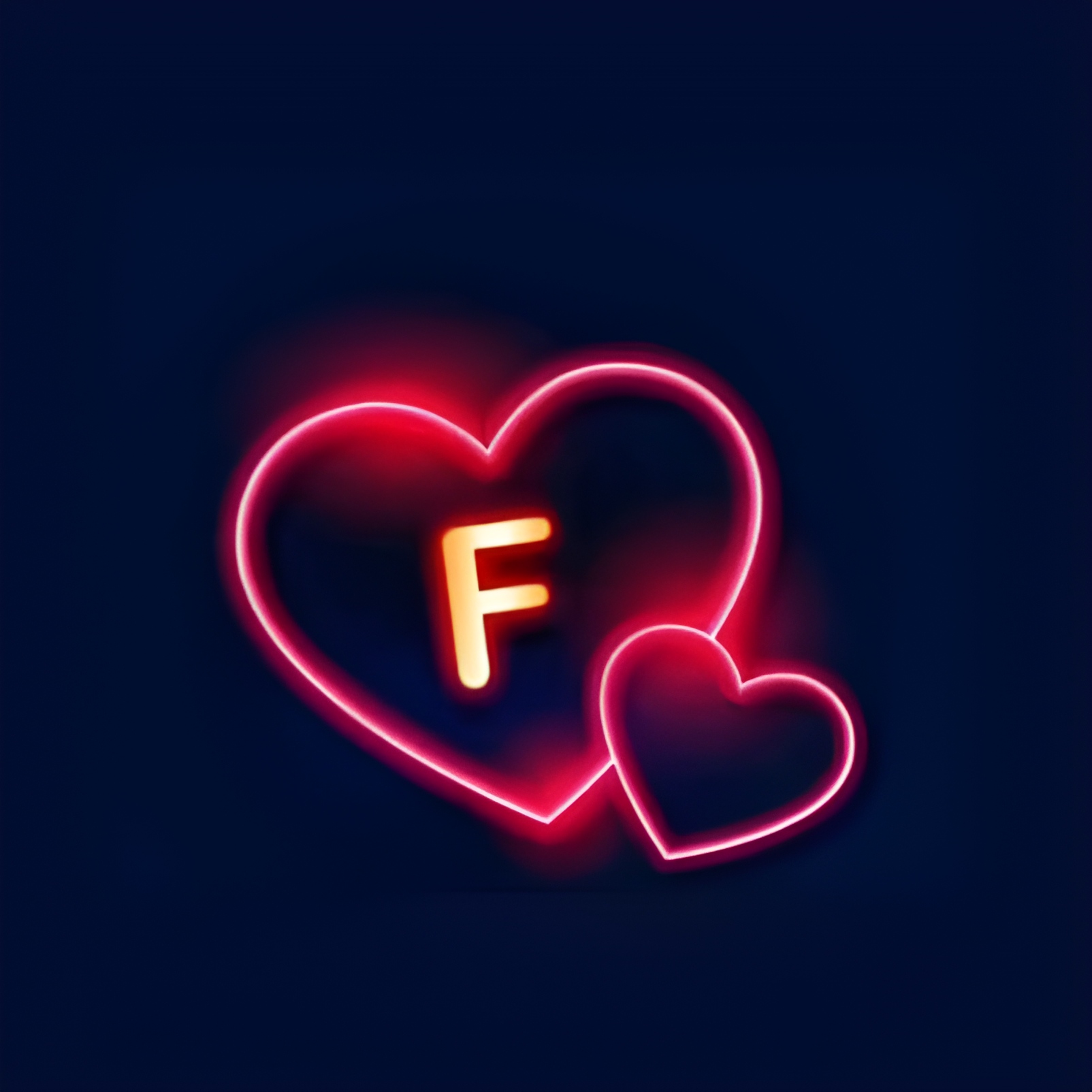 F Naam Ke - f neon heart