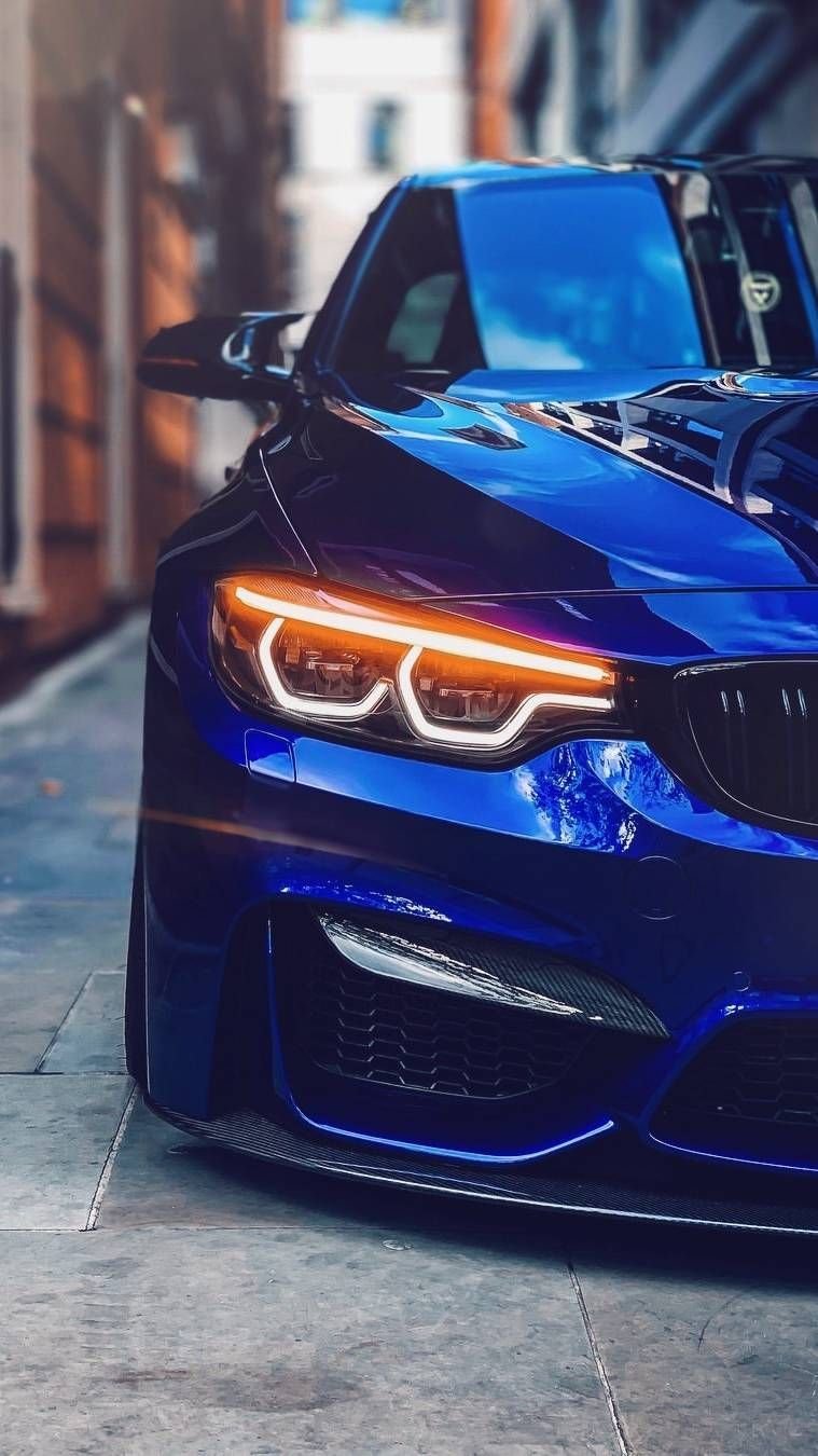 Blue BMW M3