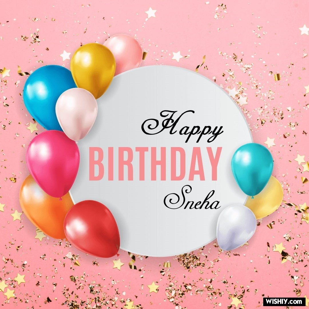S Name Ka - Happy Birthday - Sneha