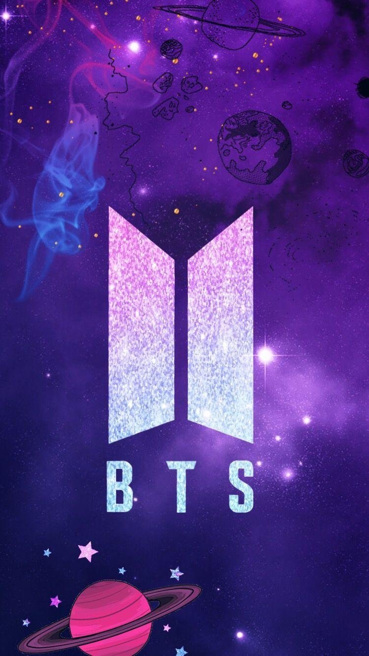 Bts Army Logo - Galaxy Background