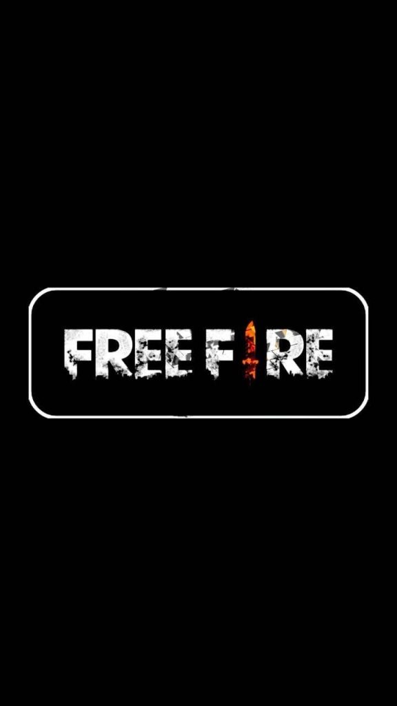 Free Fire Logo - Black Background