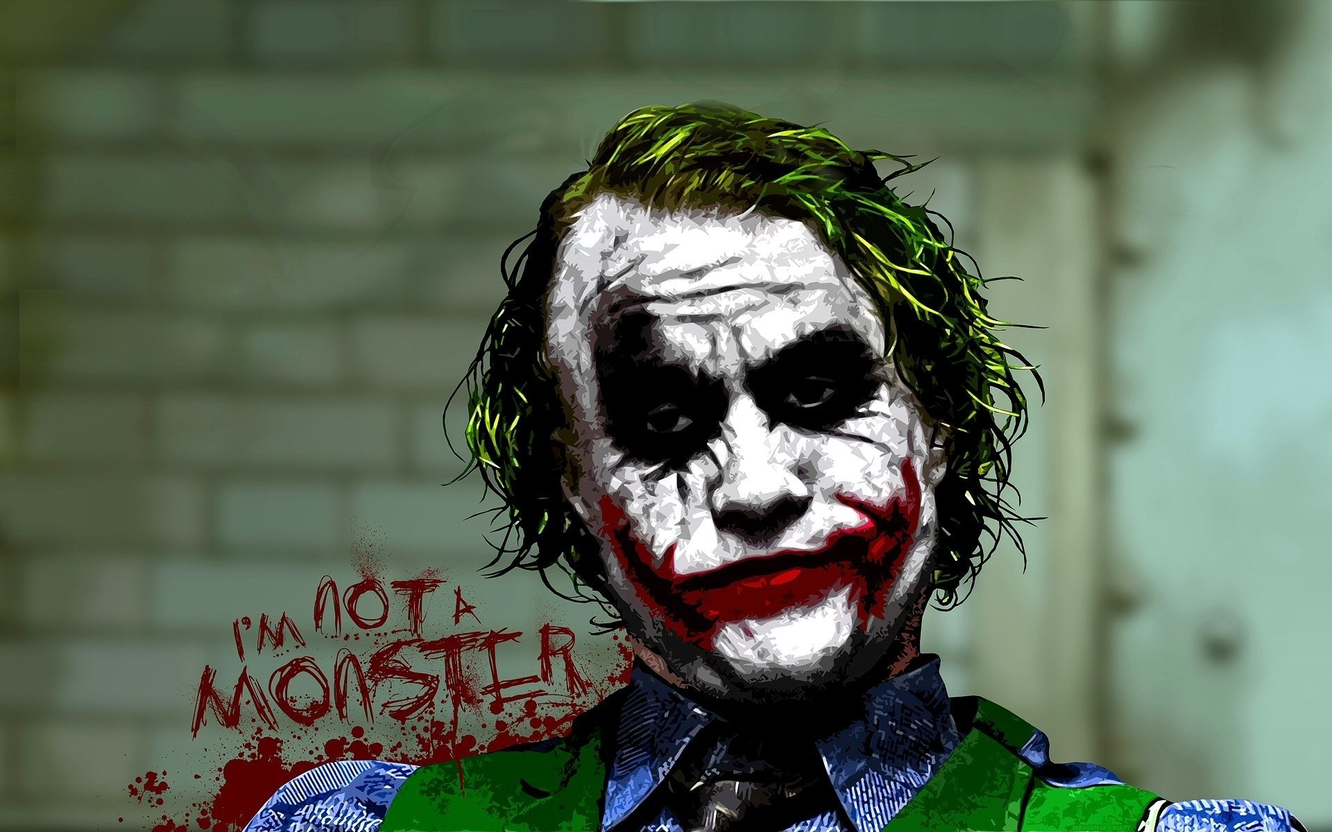 Attitude Joker With His Face Mask