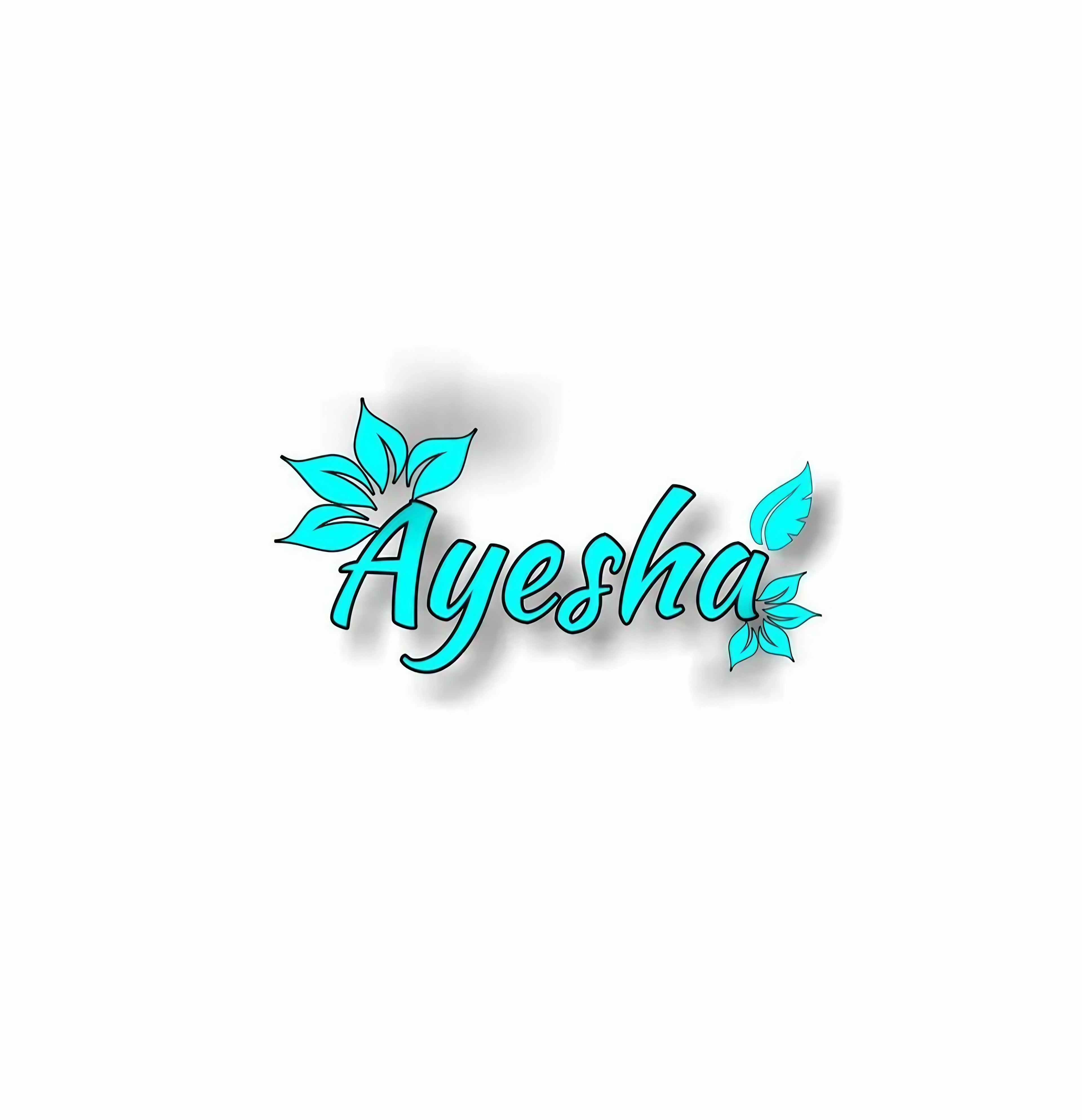Ayesha Name - 3d Art
