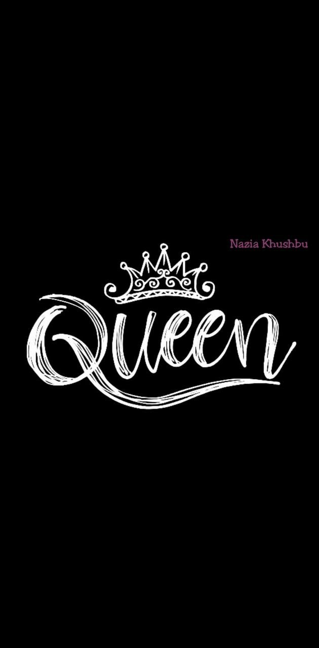 Queen - Crown | Black Background