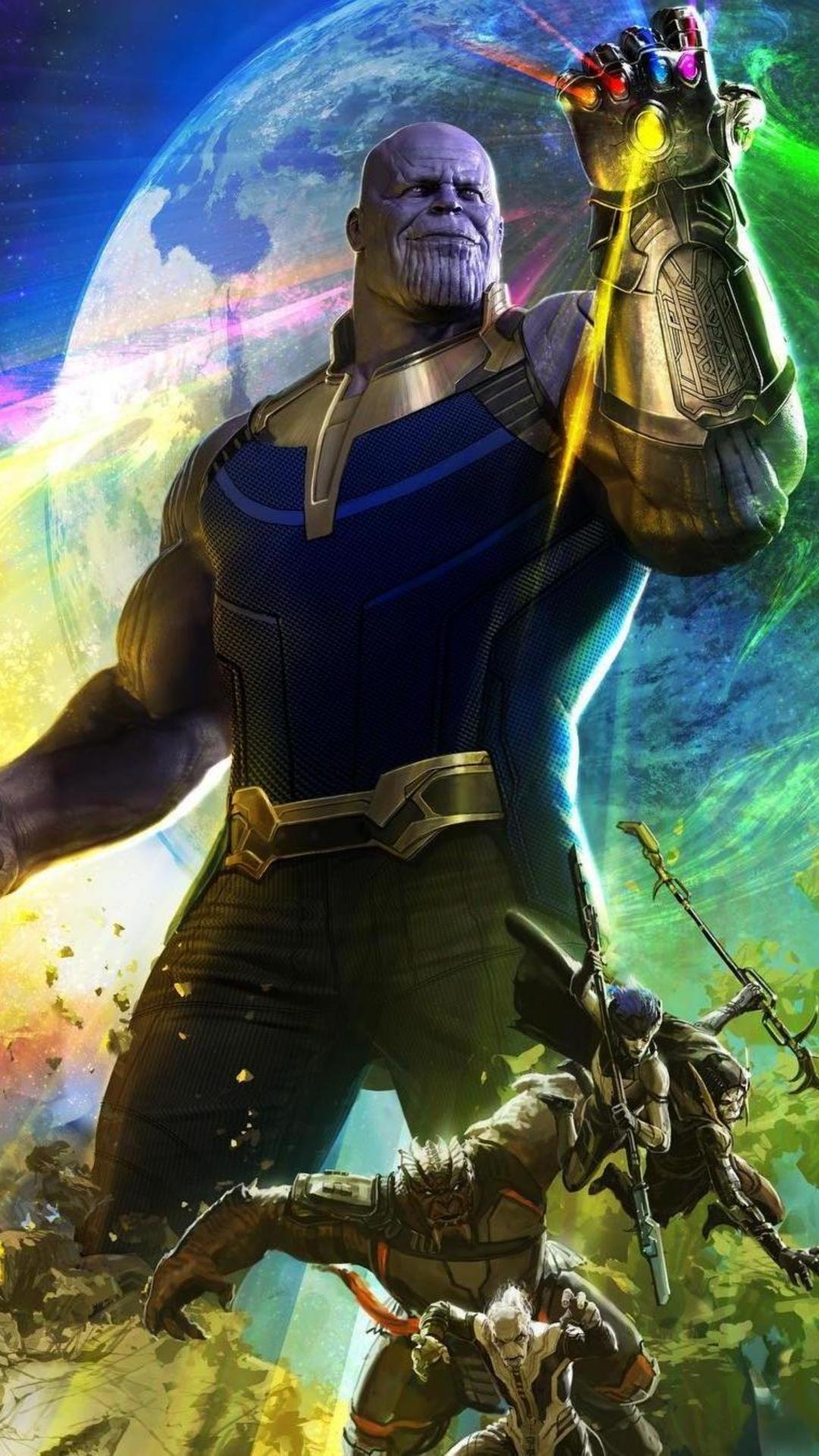 Thanos With Infinity Stones