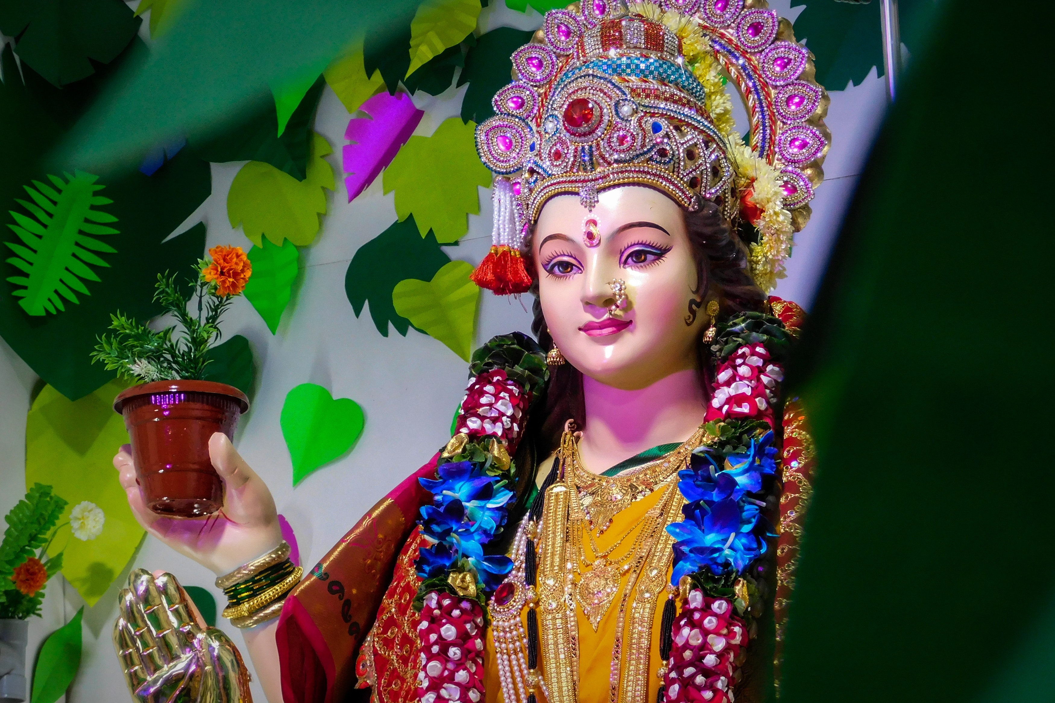 Durga Maa Ka - Face Closeup