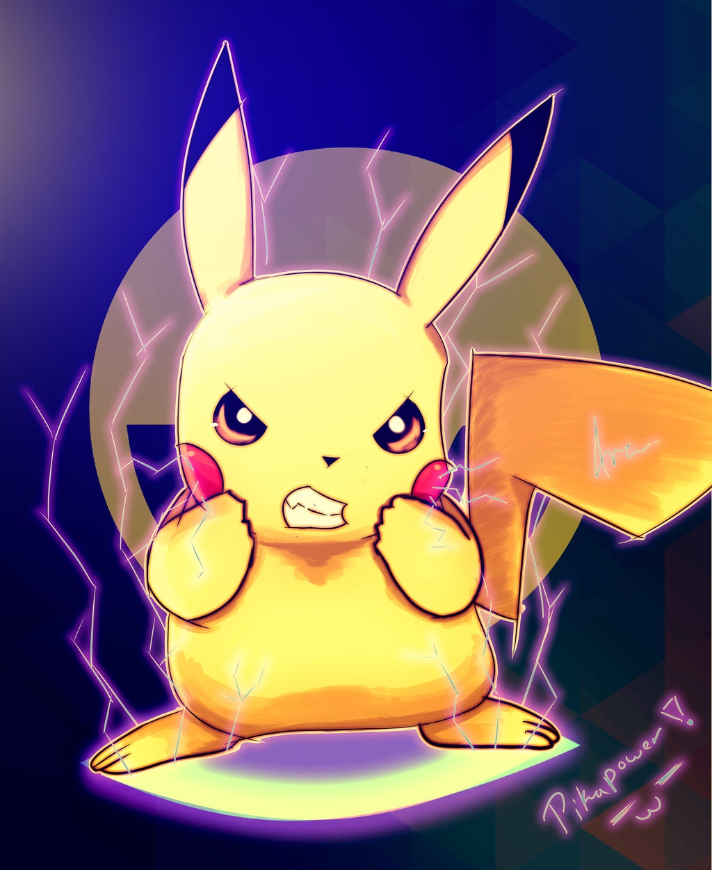 Pokemon Pikachu - Angry