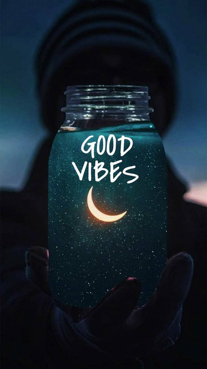 Cute Jar Moon - good vibes