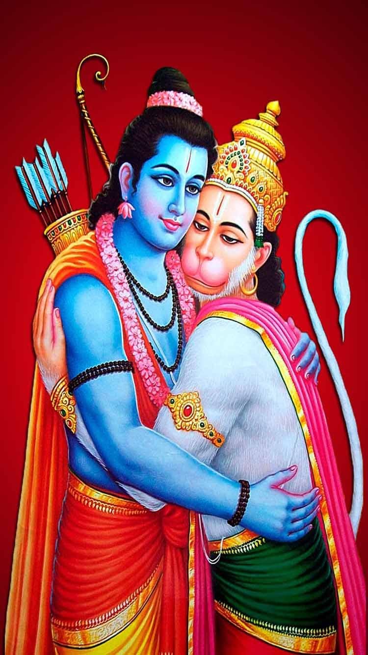 Shri Ram And Hanuman