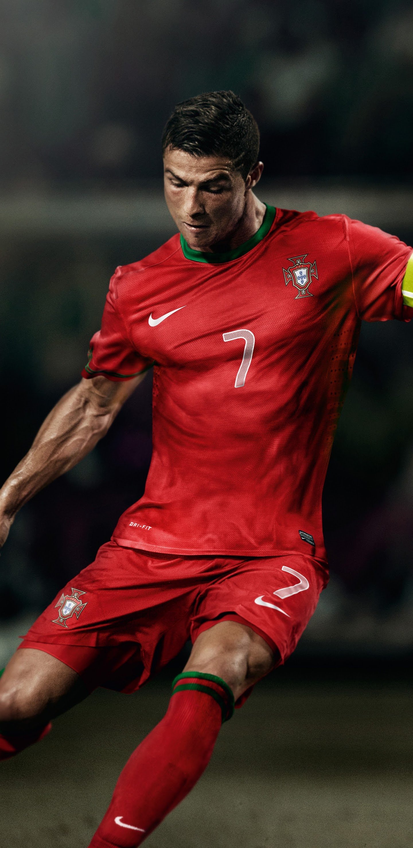Cristiano Ronaldo In Red Jersey
