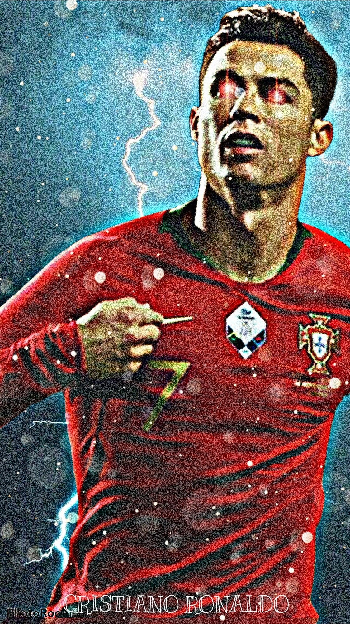 Ronaldo In Portugese Jersey