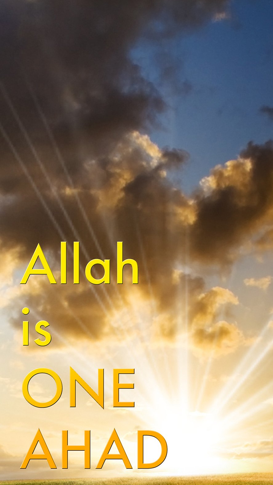 Allah is one ahad