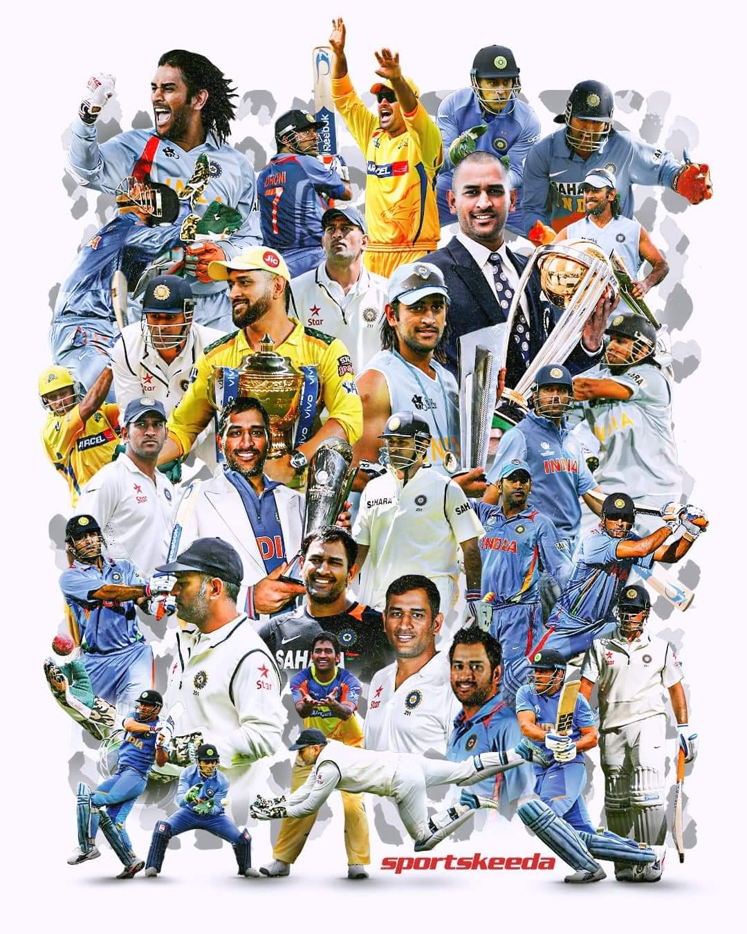 Ms Dhoni Collage